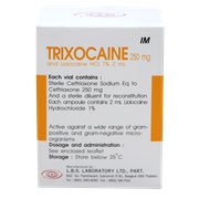 TRIXOCAINE  250 MG - Box Front